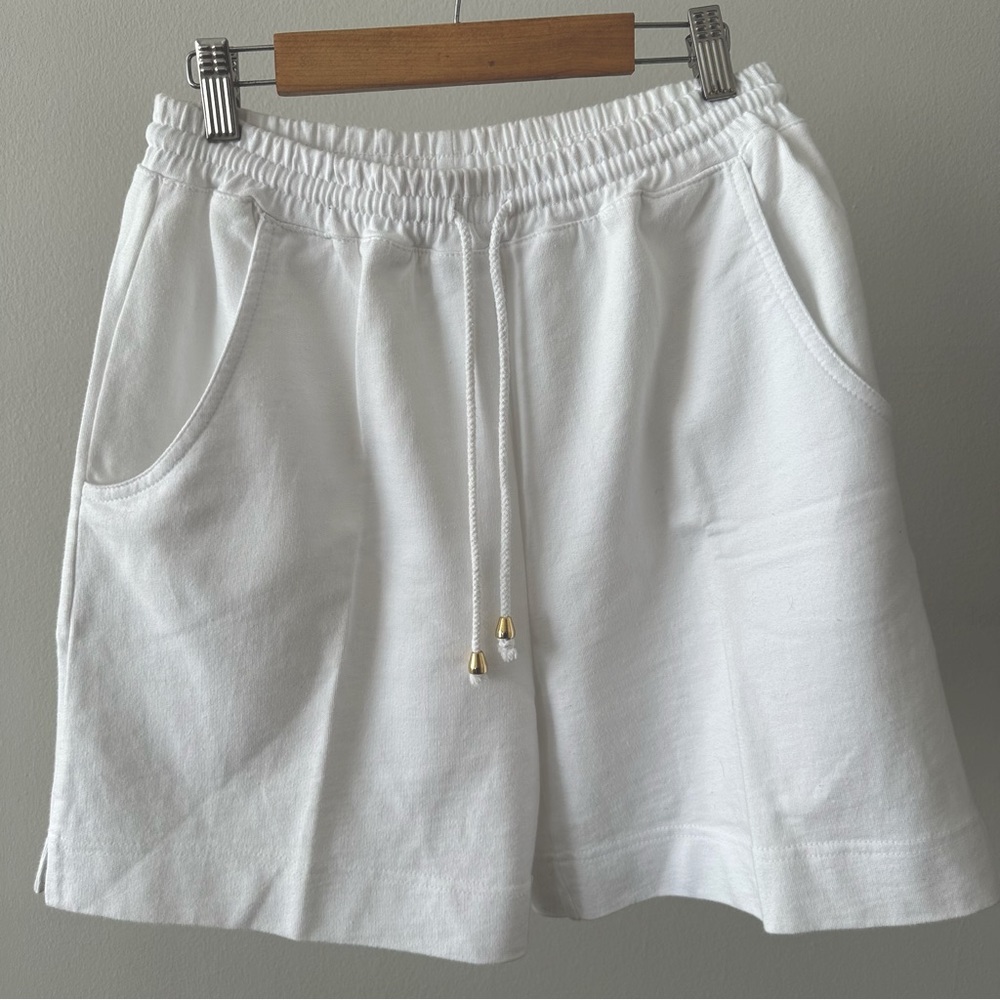 Talbots Cotton Bermuda Sweat Jogger Shorts with pockets